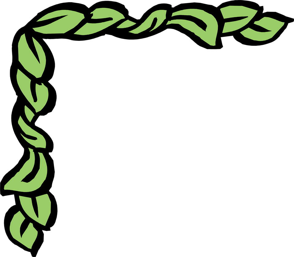 Border Corner Leaf Clipart - Roman Borders Clip Art (958x839)
