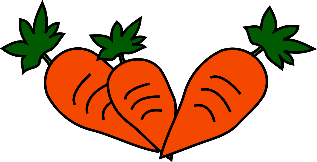 Wortel Clipart - Carrots Clipart (1459x750)