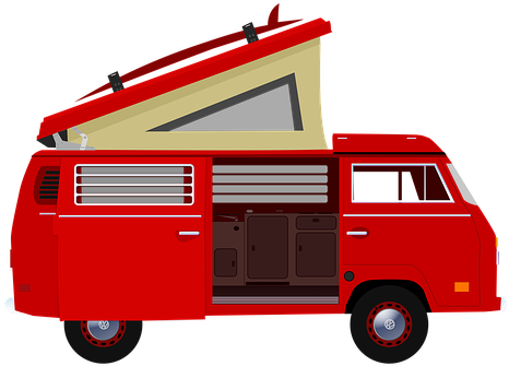 Vanagon Volkswagon Kombi Van Surf Van Camp - Laptop Repairing Training (478x340)