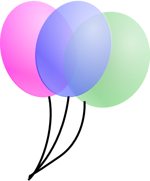 Balloons Clip Art At Clker Vector Clip Art - Balloons Clip Art (512x617)
