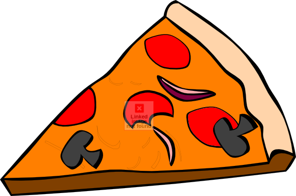 Pizza Project Clip Art - Clip Art Triangle Object (600x397)