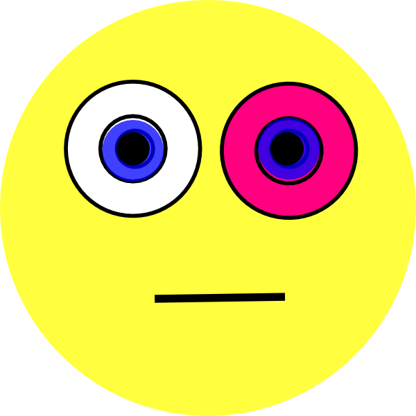 Pink Eyes Clipart Emoticon - Game (600x600)