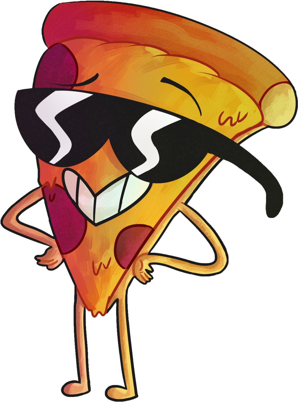 Pizza Slice Drawing - Imagenes De Tio Grampa (1024x1358)