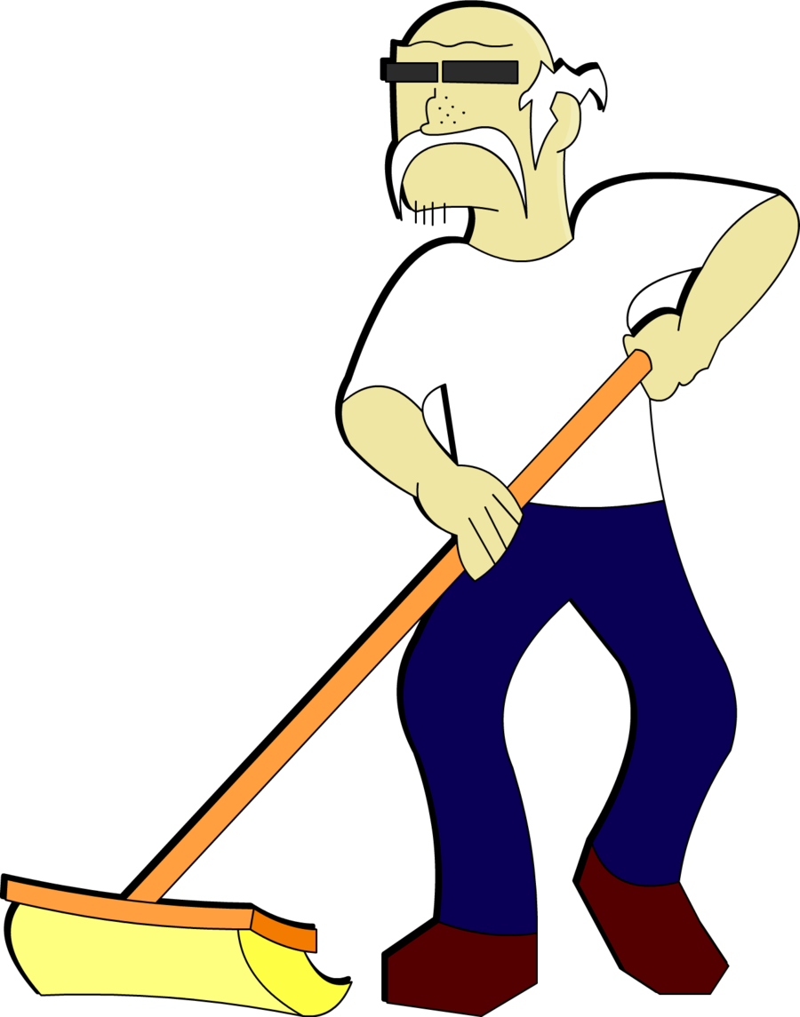 Old Janitor Guy By Darkajax Old Janitor Guy By Darkajax - Cartoon Janitor Transparent (900x1145)