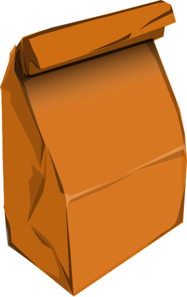 Paper Bag With Eyes Clipart Free Clip Art Images - Brown Bag Clip Art (378x600)
