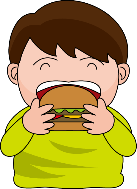 Clipart Eating - Eat Clipart (460x633)