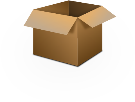 Clipart Majestic Design Ideas Open Box Clipart Clip - Cardboard Box (600x376)