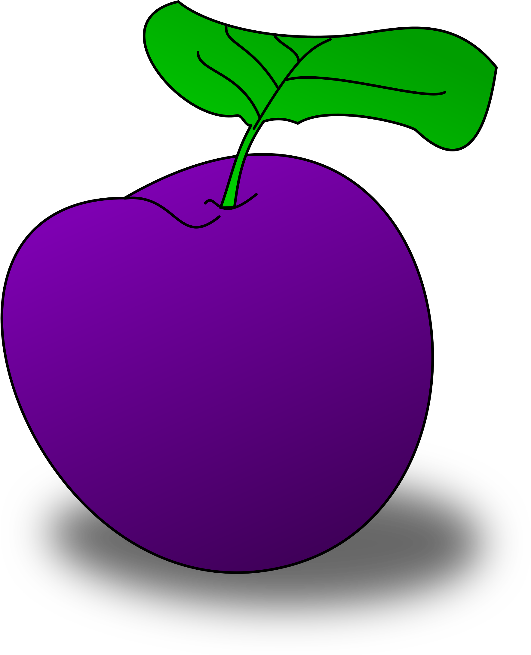 Plum Clipart (2400x2400)