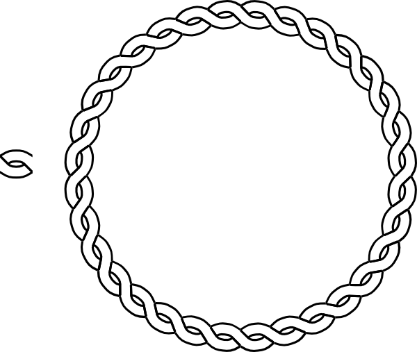 Vlecht Van Mij Clip Art At Clker - Circle Border (600x507)