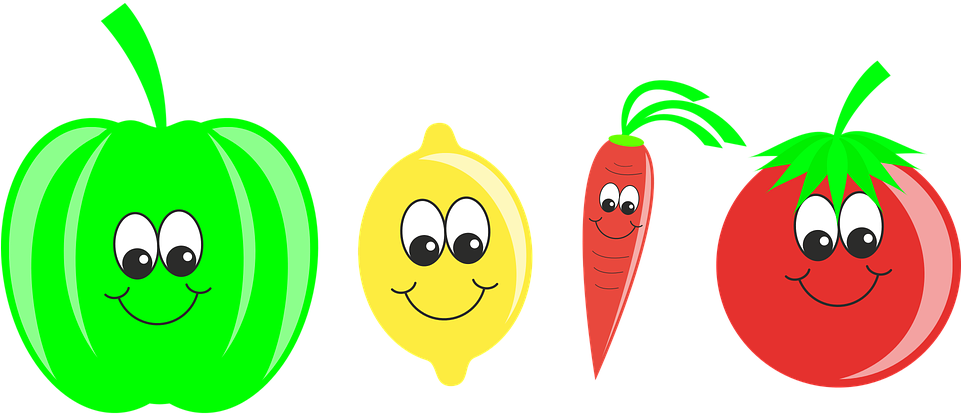 Vegetables Fruit Pepper Lemon Carrot Tomat - Food (960x480)