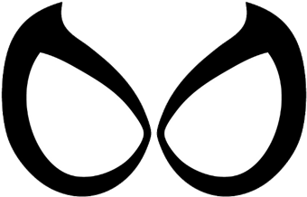 Eye Clipart Spiderman - Spiderman Eyes Png (420x420)