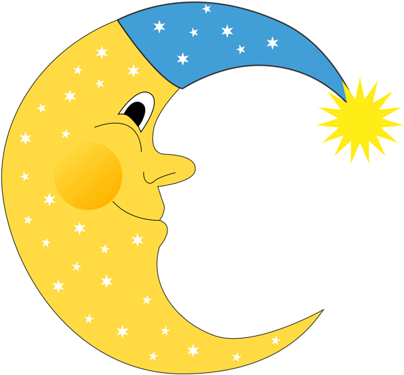 Moon Clipart 1 - Moon Clipart Png (600x556)
