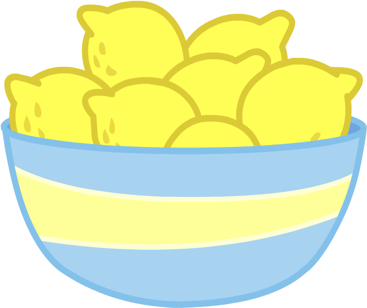 Bowl Of Lemons By B3archild On Clipart Library - Bowl Of Lemons By B3archild On Clipart Library (838x661)