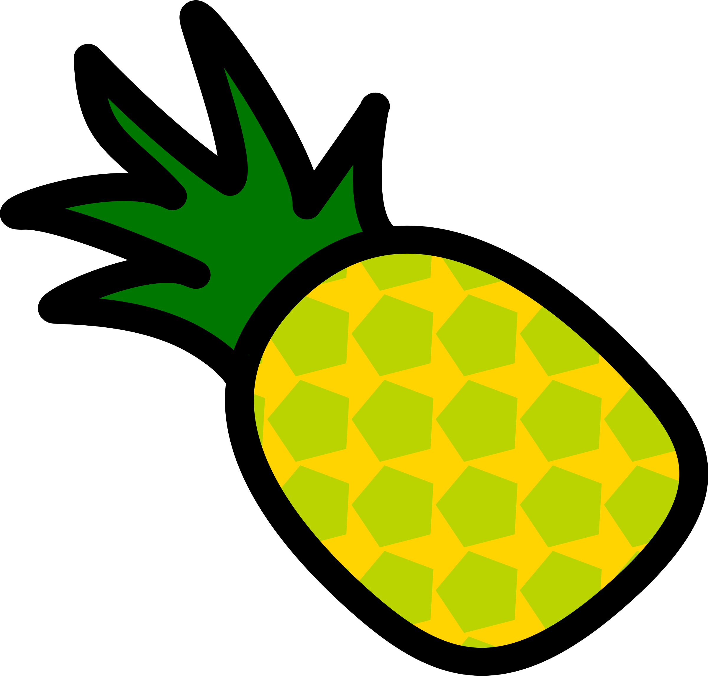 Pineapple Clip Art Free Clipart Images Clipartwiz - Pineapple Clip Art Transparent Background (2400x2292)