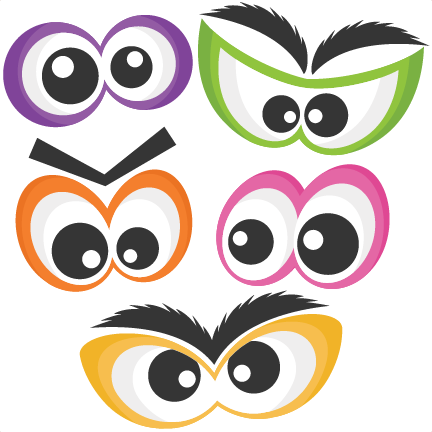 Spooky Eyes Clip Art Many Interesting Cliparts - Scalable Vector Graphics (432x432)