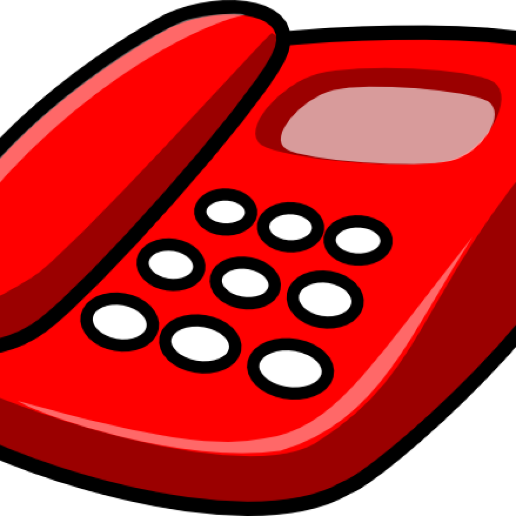 Phone Clipart Free Red Telephone Clip Art Free Vector - Telephone Clip Art (1024x1024)