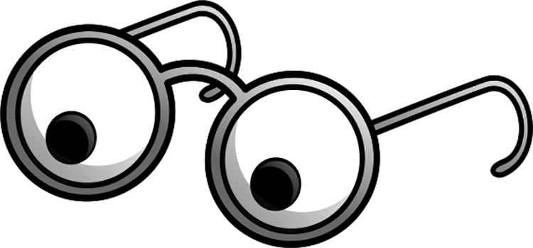 Eyes Clip Art - My Eyeglasses Poems (750x350)