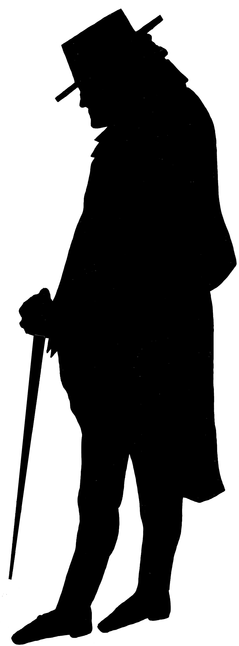 Victorian Silhouette Clipart - 1920s Flapper Png (827x2172)