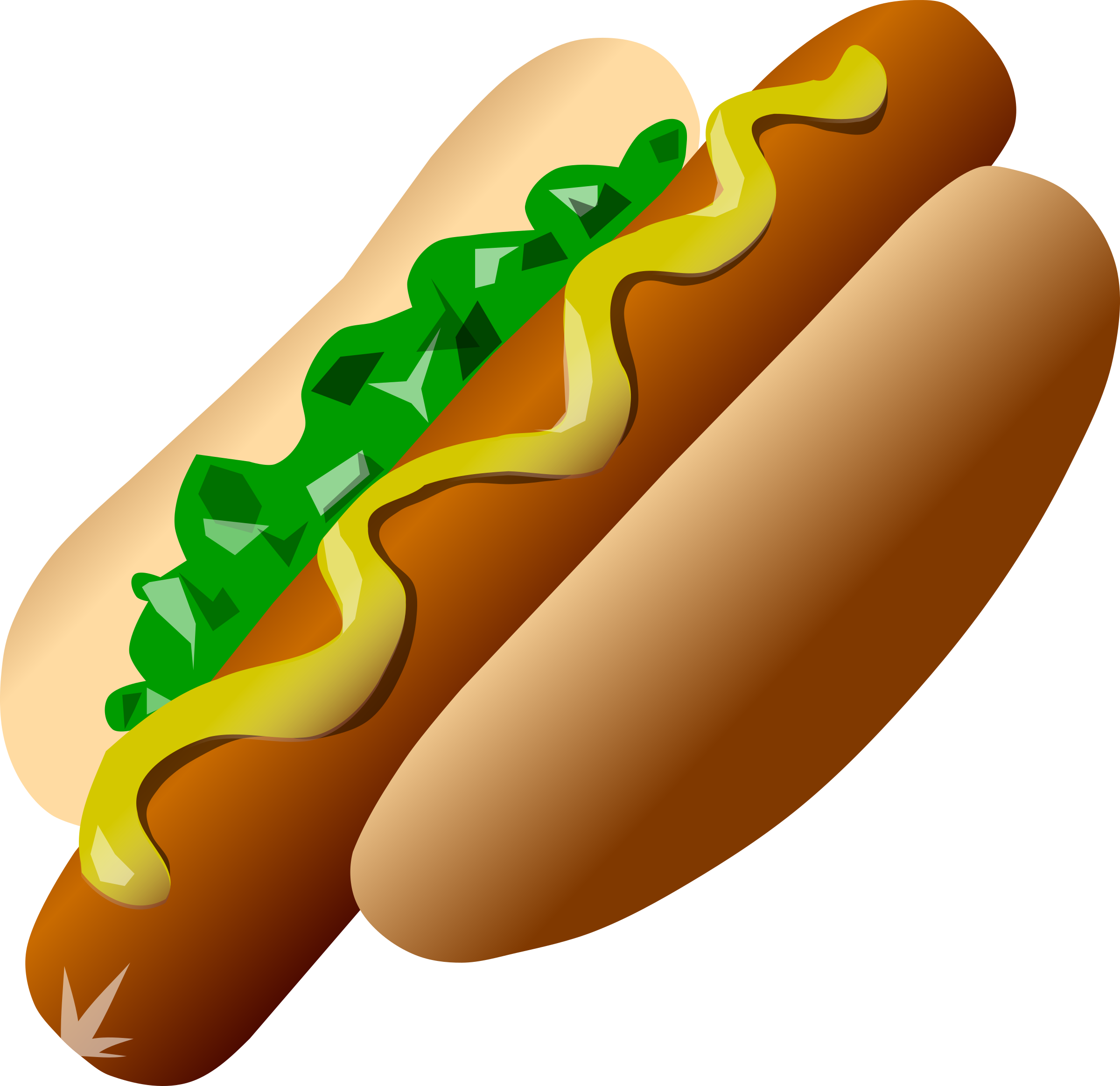 Hot Dog - Hot Dog Clip Art (2400x2327)