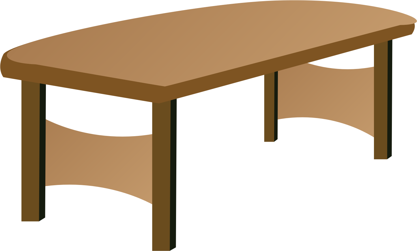 Clip Art Tables Clipartall - Table No Background (1445x870)