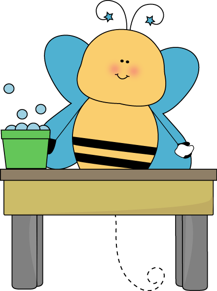 Bee Table Washer - Table Washer Clipart (440x590)
