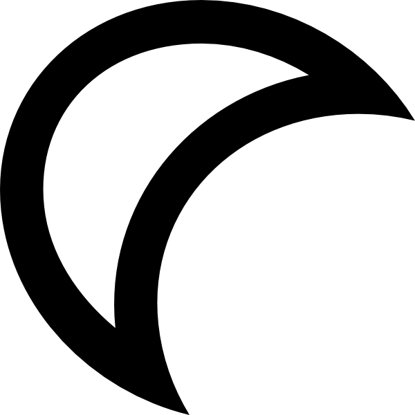 White Moon Outline (1280x1279)