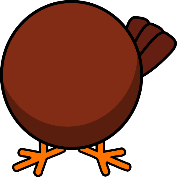 Turkey Body Clip Art At Clker - Clip Art Turkey (600x599)