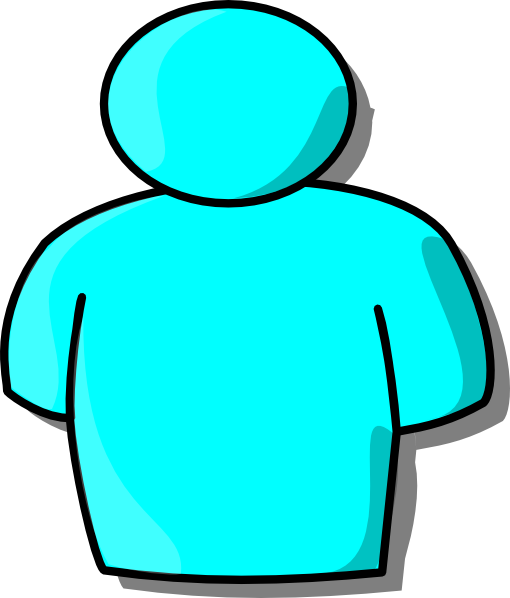 Fresh Inspiration Clipart Person Light Blue Clip Art - Clipart Person (510x598)