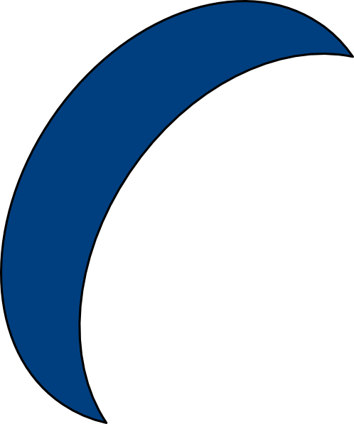 Blue Moon Clip Art - Clip Art (498x596)