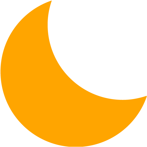 Orange Moon 4 Icon - Orange Moon Icon Png (512x512)