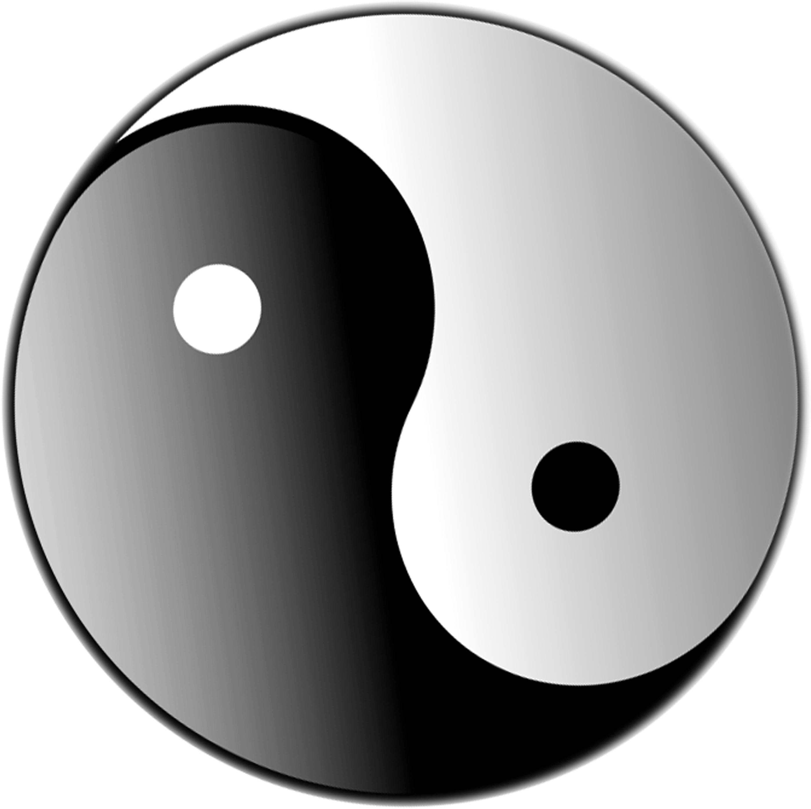 Yin Yang Symbol Wallpaper - Yin Yang Logo Transparent (3333x3333)