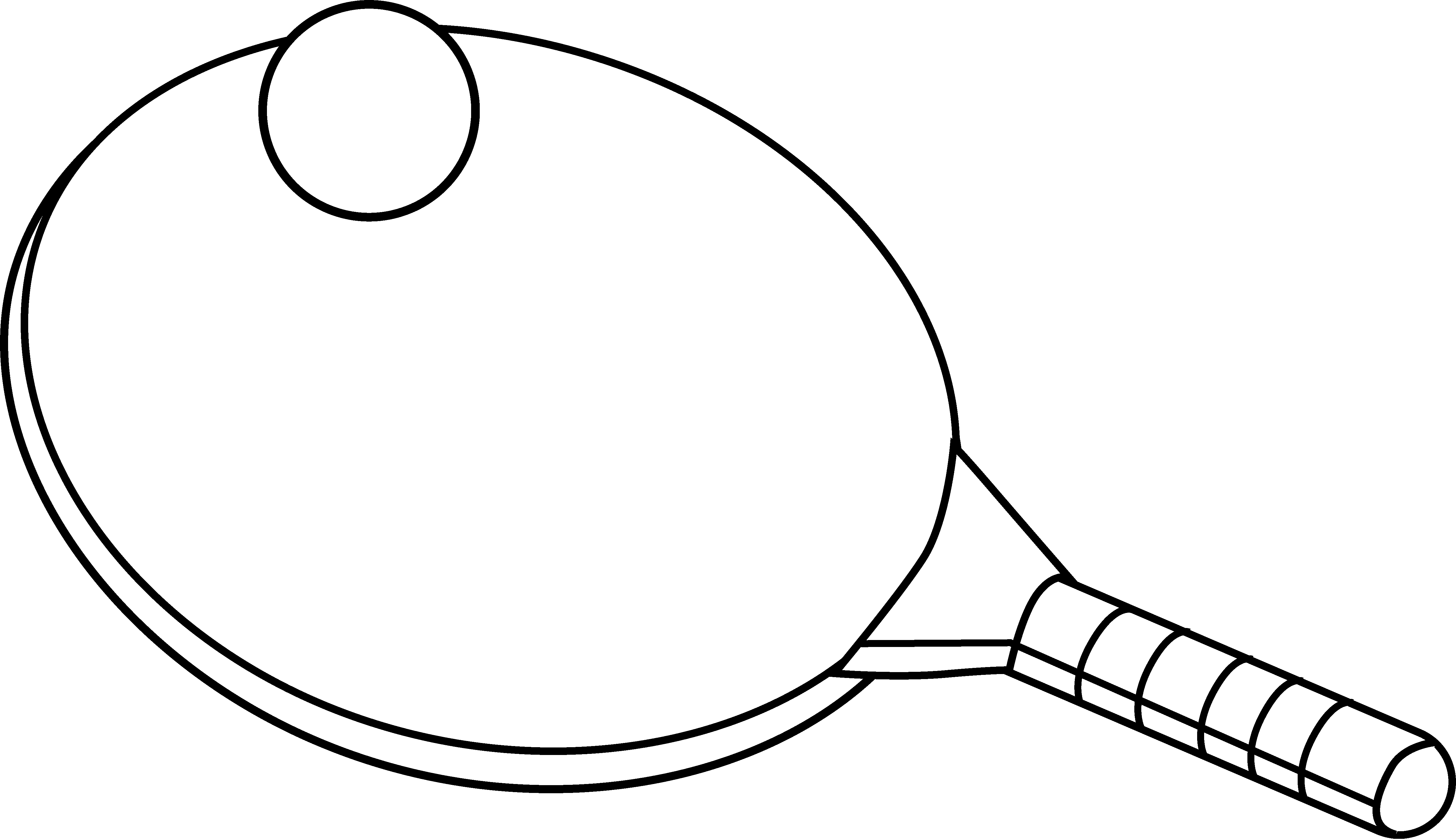 Ping Pong Coloring Page - Table Tennis (5214x3006)