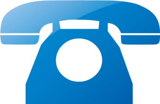 Telephone Clipart Blue Png - Home Phone Icon Png (512x512)