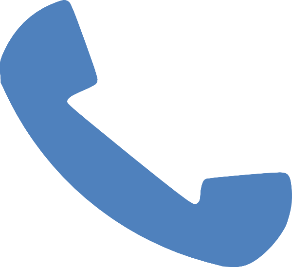 Blue Phone Clip Art At Clker - Phone Clipart Blue (600x549)