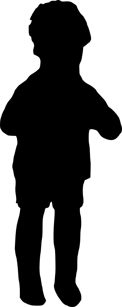 Boy Silhouette - Star Wars Leia Silhouette (498x1250)