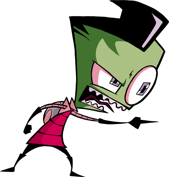 Disguises Worn In Public - Invader Zim Human Disguise (573x600)