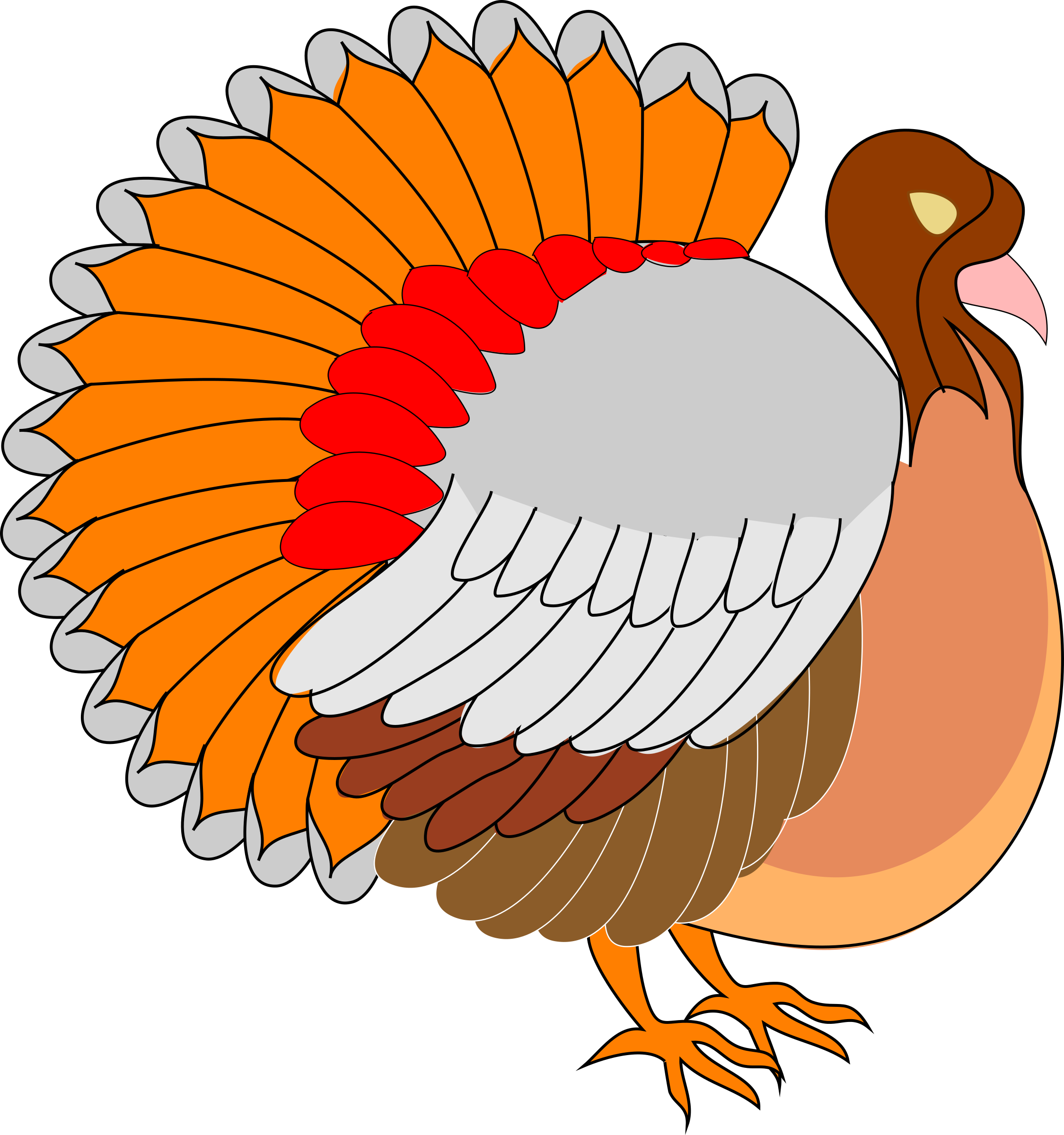 Free Architetto Tacchino - Turkey Clipart (2249x2400)
