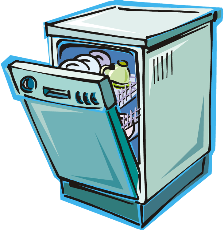 Dishwasher Clipart Png (730x750)