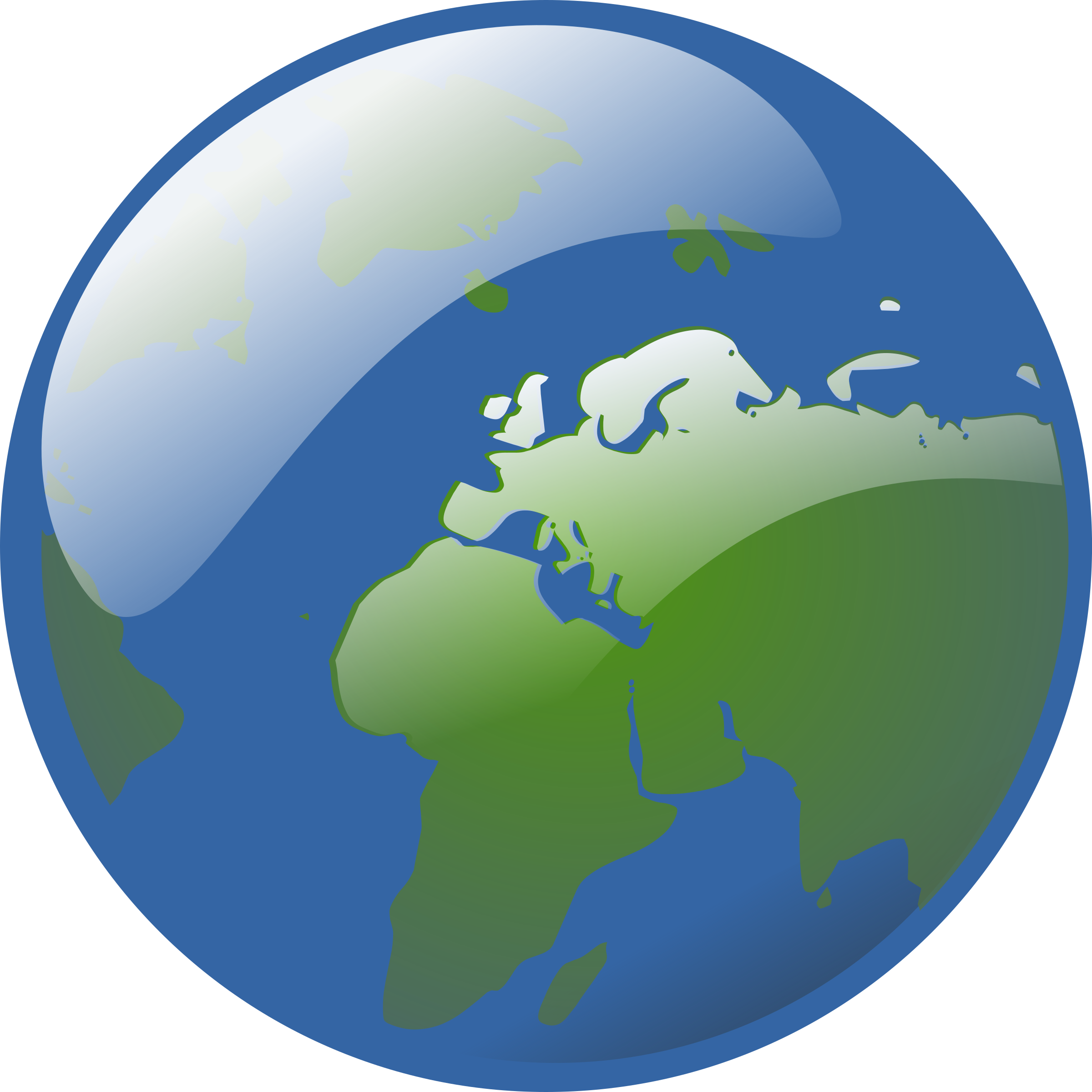Earth Png - Globe Image Without Background (2400x2400)