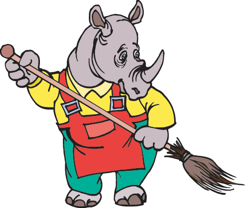 Not All Plants And Animals Get Eaten By Consumers - Rhinoceros (491x418)