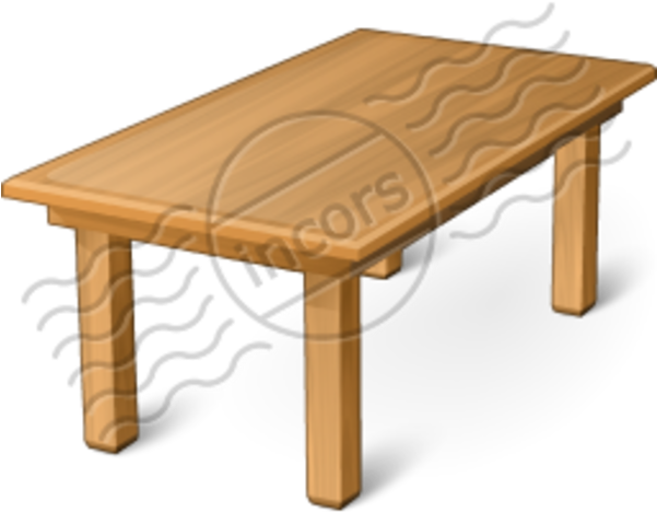 Table Clip Art - Table Icon (600x600)