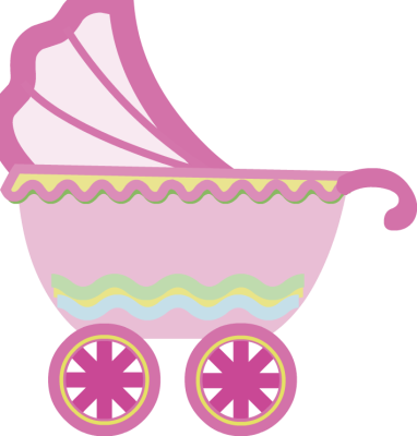 Bottle Clipart Baby Stuff - Pink Baby Bottle Png (382x400)