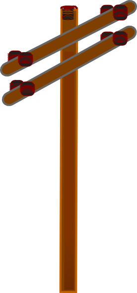 Telegraph Pole Clipart (276x590)