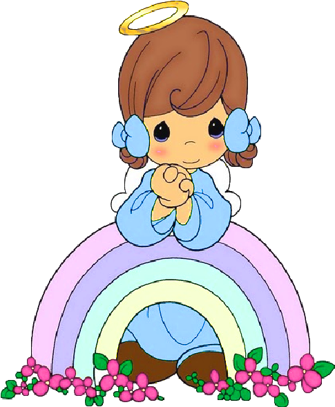 Free Baby Angel Clip - Cute Baby Angel Cartoon (508x600)