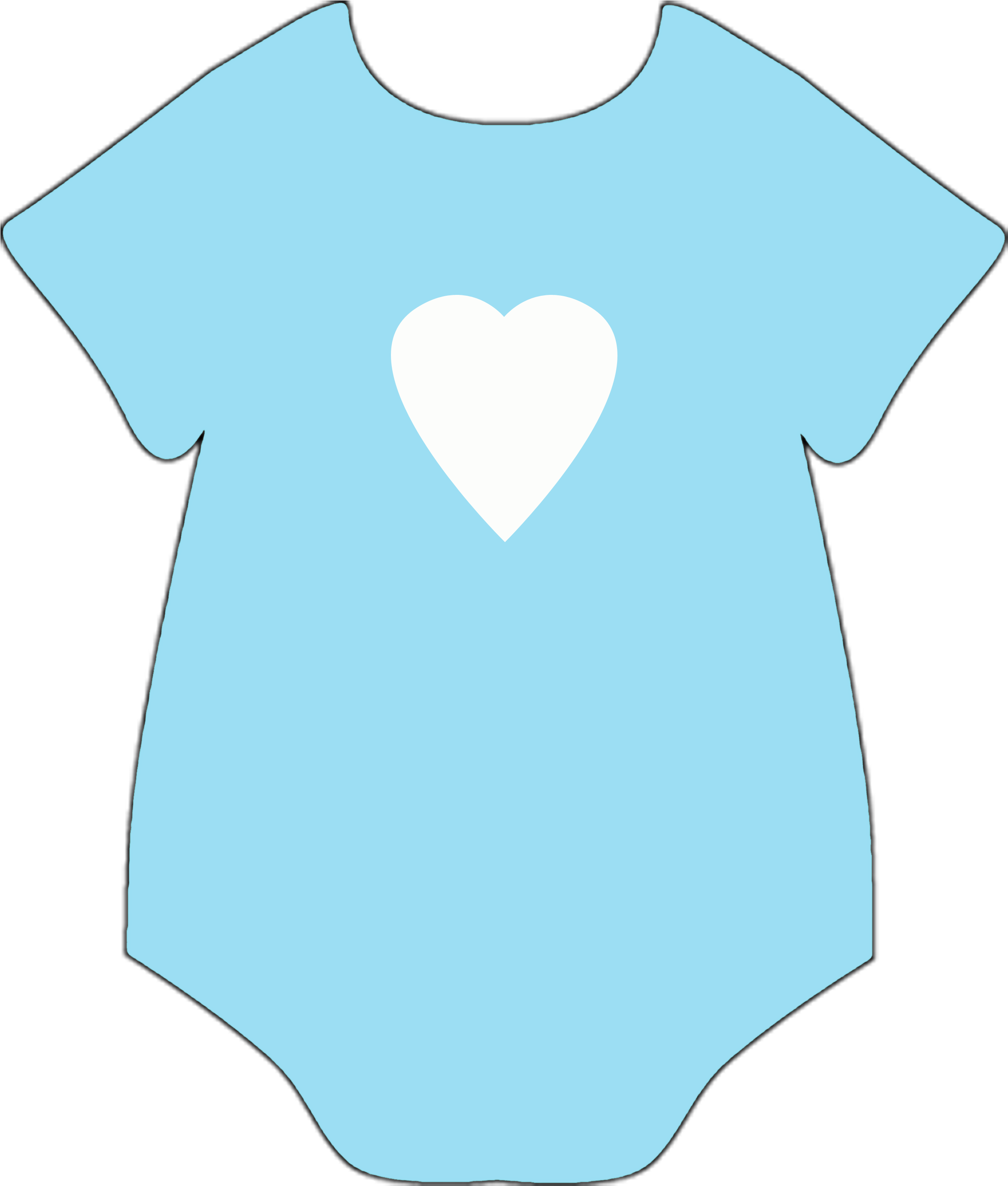 Baby Boy Onesie Clip Art - Clip Art (3600x3600)