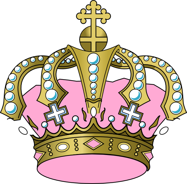Pink Crown Clipart Clip Art - Crowns Animated (600x590)