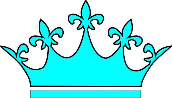 Queen Crown Clip Art At Clker - Black And White Clipart Crown (600x344)