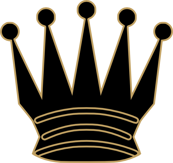 Gray Queen Crown Clip Art - Evil Crown Clipart (600x563)