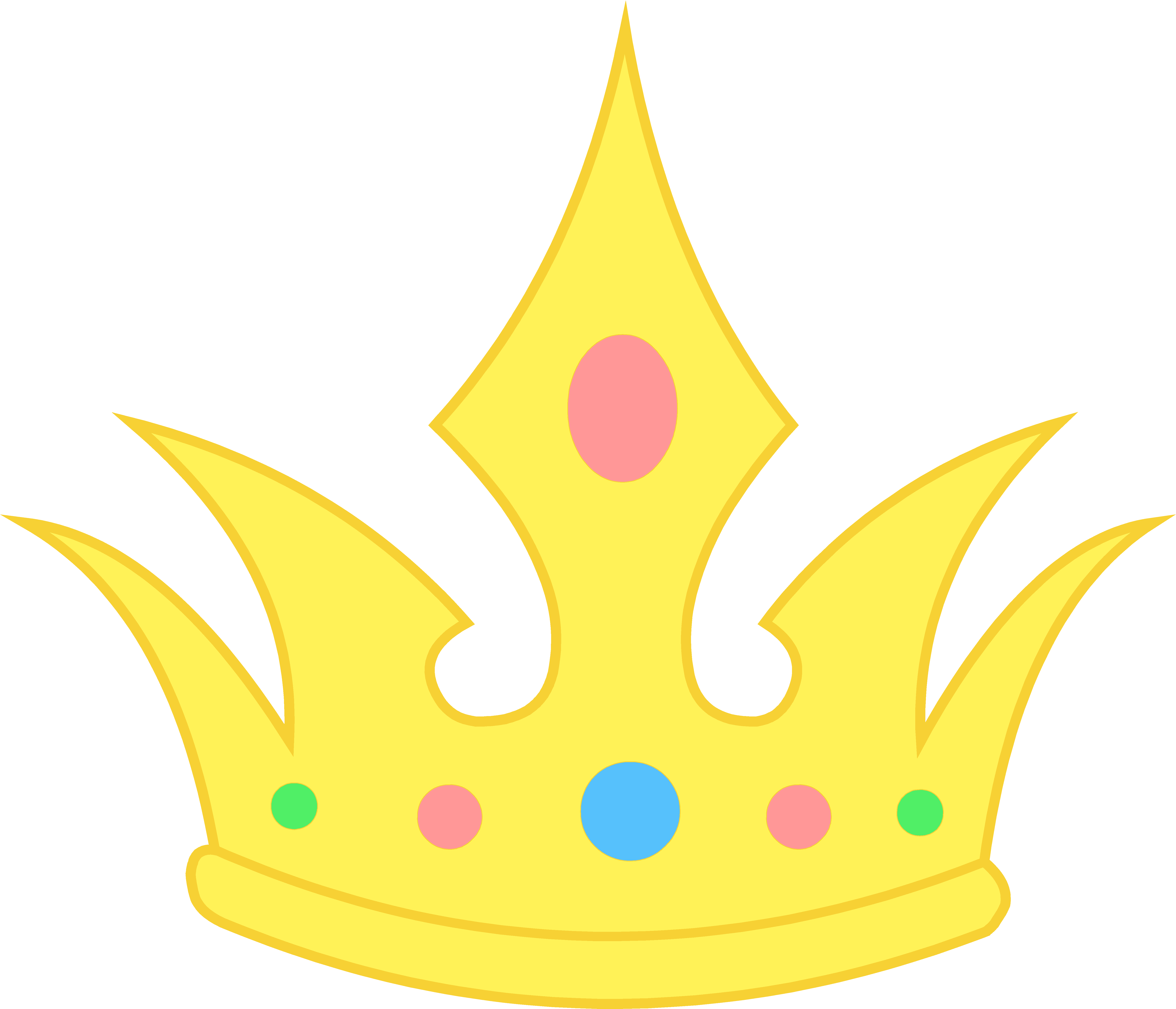 Royal - Crown - Clipart - Simple Picture Of A Crown (6278x5384)