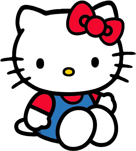 Kitty Clip Art - Hello Kitty Sitting Down (728x811)